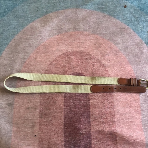 Coach Genuine Leather Linen Belt - Picture 11 of 12